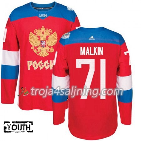 Ryssland tröja Evgeni Malkin 71 World Cup i ishockey 2016 Röd Premier - NHL Tröjor Barn Ryssland tröja Evgeni Malkin 71 World Cup i ishockey 2016 Röd Premier - NHL Tröjor Barn